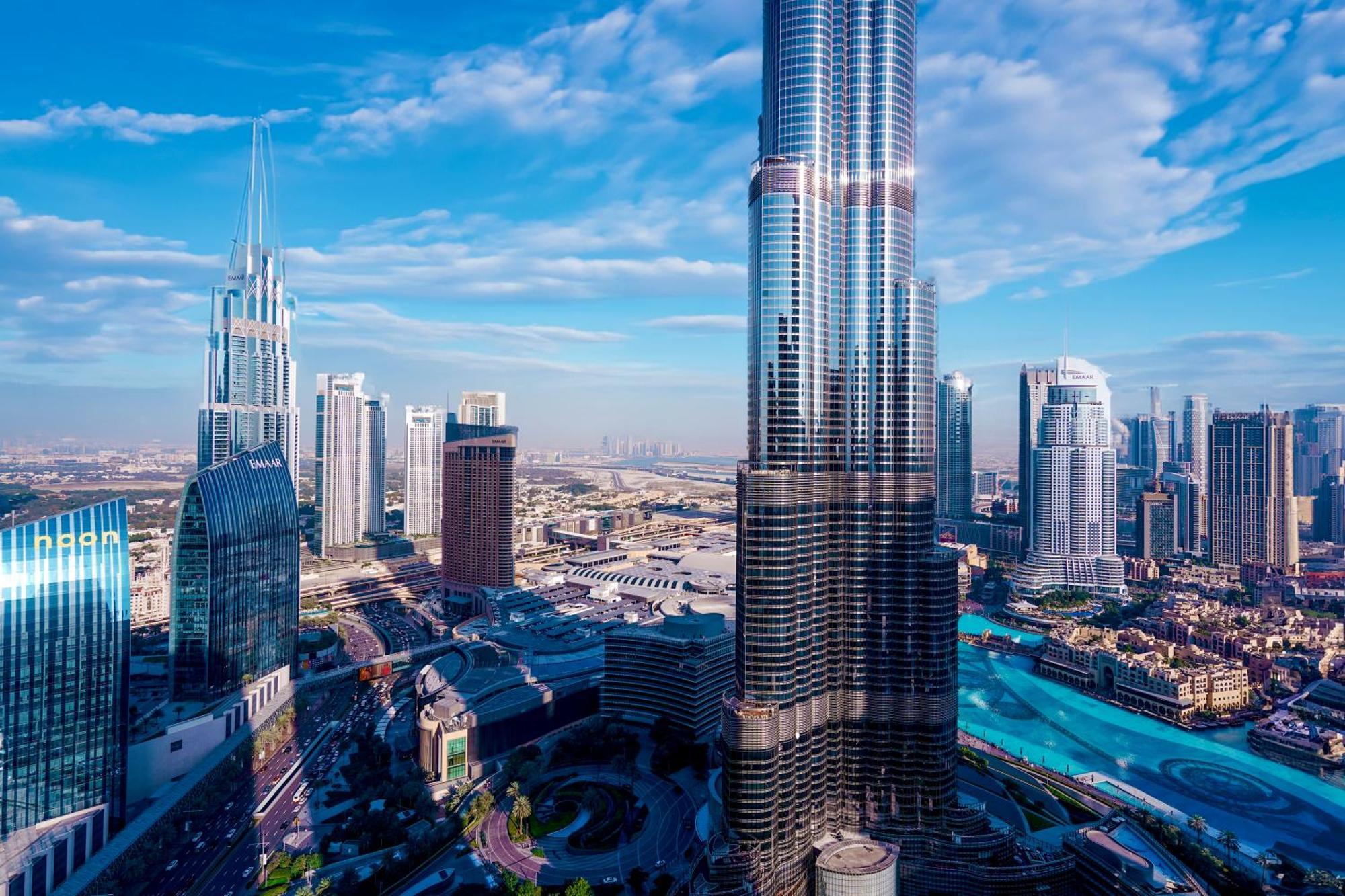 The Closest Building To Burj Khalifa With Fountain View In Address Opera Residence Dubai Exterior foto
