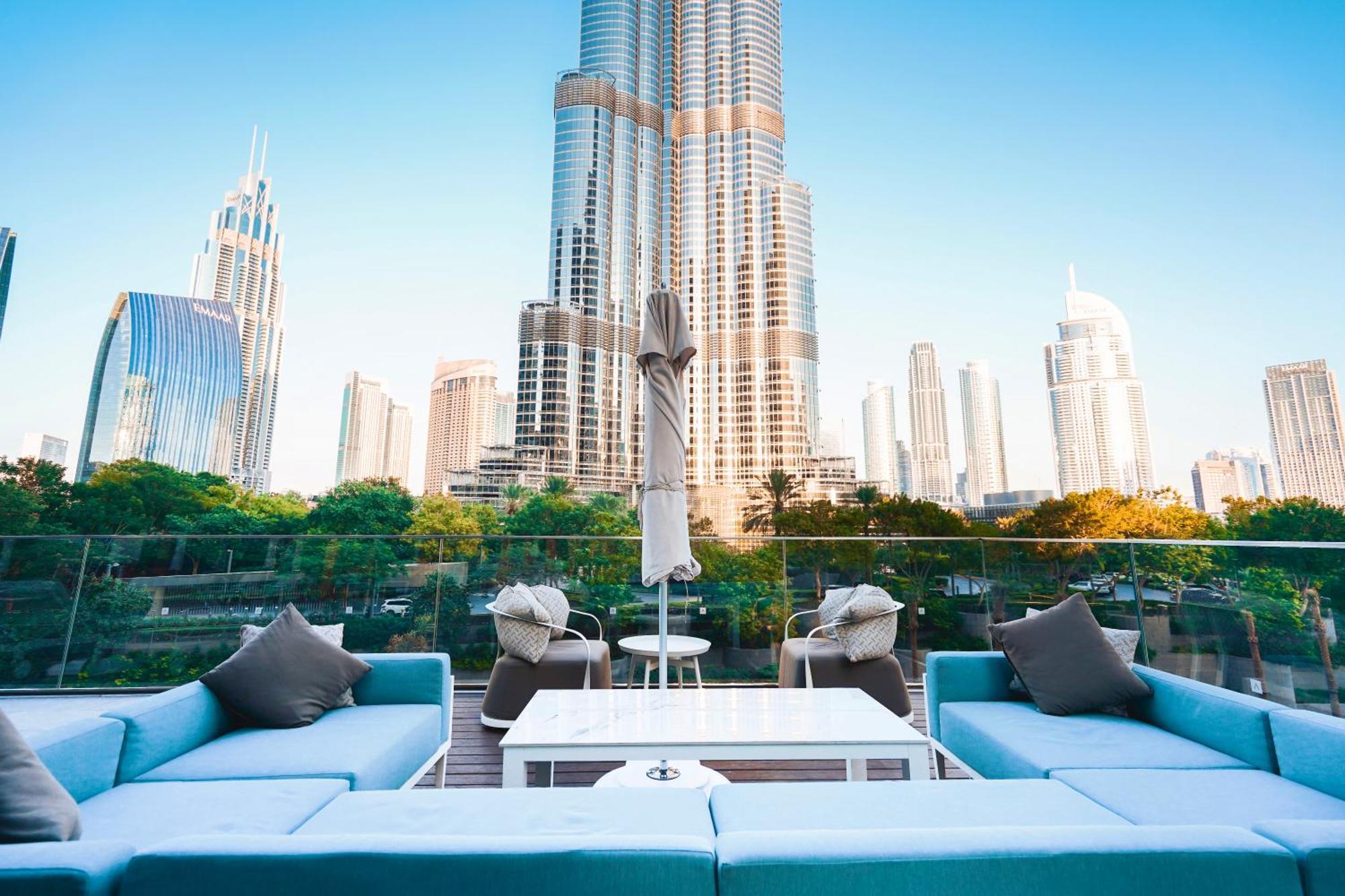 The Closest Building To Burj Khalifa With Fountain View In Address Opera Residence Dubai Exterior foto