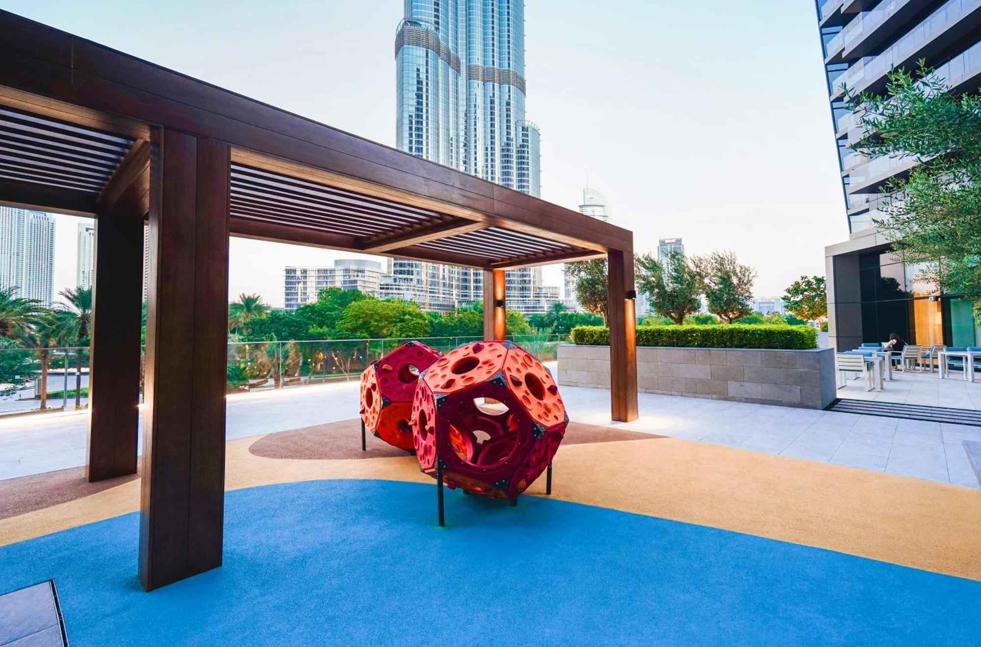 The Closest Building To Burj Khalifa With Fountain View In Address Opera Residence Dubai Exterior foto